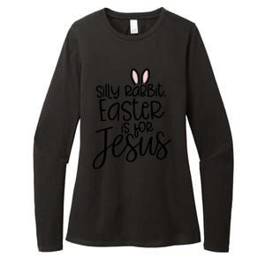 Silly Rabbit Easter Is For Jesus Religious Cute Christian Cute Gift Womens CVC Long Sleeve Shirt