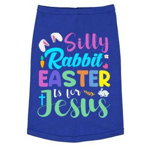 Silly Rabbit Easter Is For Jesus Religious Easter Funny Gift Doggie Tank