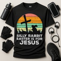 Silly Rabbit Easter Is For Jesus Christians Performance Shirt