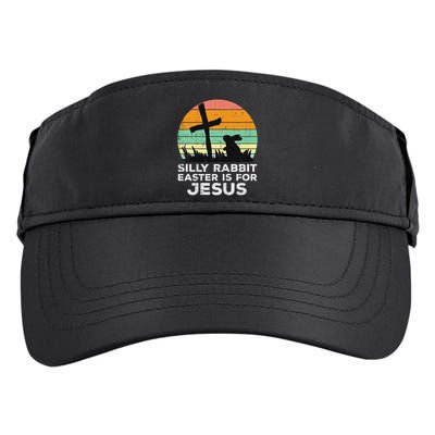 Silly Rabbit Easter Is For Jesus Christians Adult Drive Performance Visor