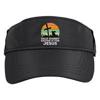 Silly Rabbit Easter Is For Jesus Christians Adult Drive Performance Visor