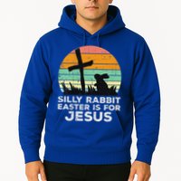 Silly Rabbit Easter Is For Jesus Christians Hoodie