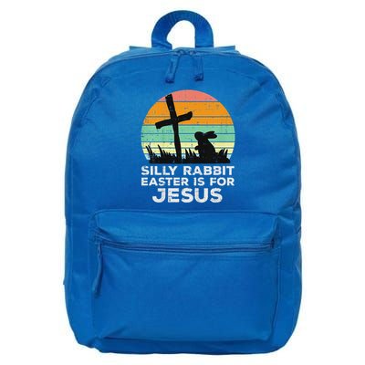 Silly Rabbit Easter Is For Jesus Christians 16 in Basic Backpack