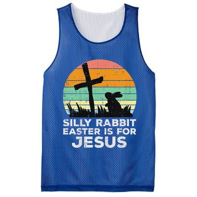 Silly Rabbit Easter Is For Jesus Christians Mesh Reversible Basketball Jersey Tank