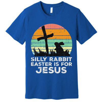 Silly Rabbit Easter Is For Jesus Christians Premium T-Shirt