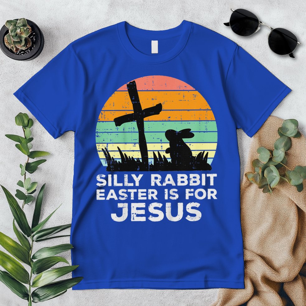 Silly Rabbit Easter Is For Jesus Christians Premium T-Shirt