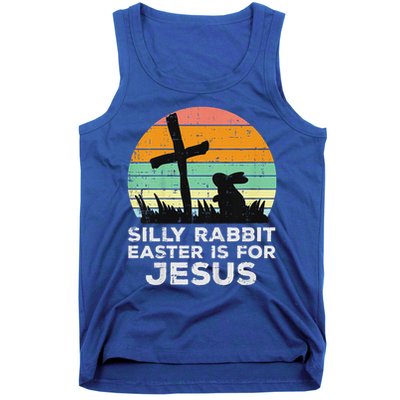 Silly Rabbit Easter Is For Jesus Christians Tank Top