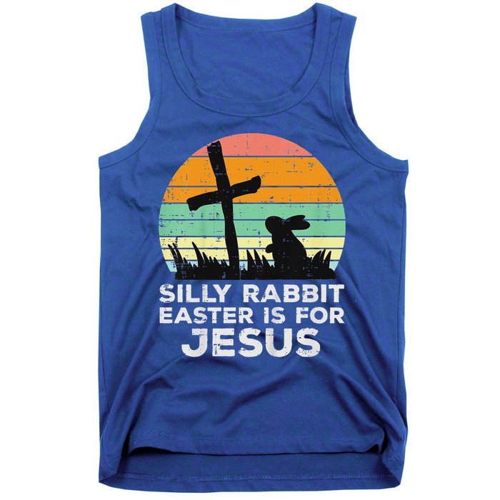 Silly Rabbit Easter Is For Jesus Christians Tank Top