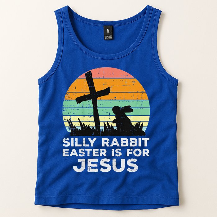 Silly Rabbit Easter Is For Jesus Christians Tank Top