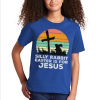 Silly Rabbit Easter Is For Jesus Christians Kids T-Shirt