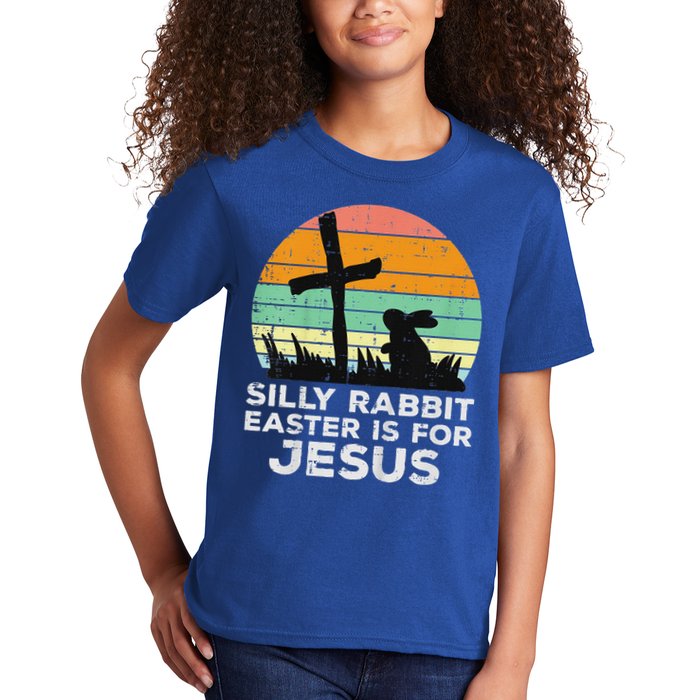 Silly Rabbit Easter Is For Jesus Christians Kids T-Shirt