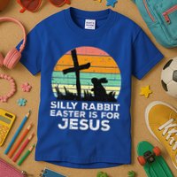 Silly Rabbit Easter Is For Jesus Christians Kids T-Shirt