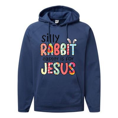 Silly Rabbit Easter For Jesus Religious Performance Fleece Hoodie