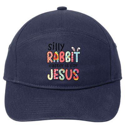 Silly Rabbit Easter For Jesus Religious 7-Panel Snapback Hat