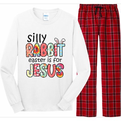 Silly Rabbit Easter For Jesus Religious Long Sleeve Pajama Set