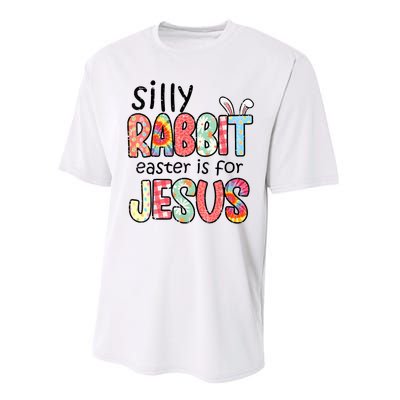 Silly Rabbit Easter For Jesus Religious Performance Sprint T-Shirt