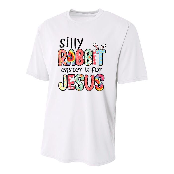 Silly Rabbit Easter For Jesus Religious Youth Performance Sprint T-Shirt