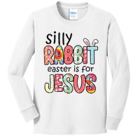 Silly Rabbit Easter For Jesus Religious Kids Long Sleeve Shirt