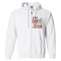 Silly Rabbit Easter For Jesus Religious Full Zip Hoodie