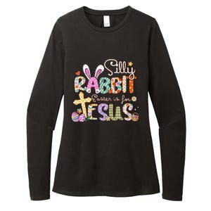 Silly Rabbit Easter Is For Jesus Womens CVC Long Sleeve Shirt