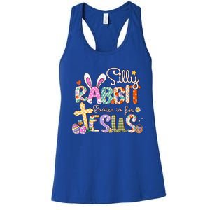 Silly Rabbit Easter Is For Jesus Women's Racerback Tank