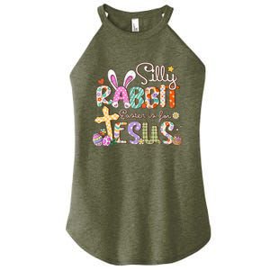 Silly Rabbit Easter Is For Jesus Women's Perfect Tri Rocker Tank