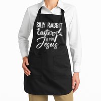 Silly Rabbit Easter Is For Jesus Cross Apron