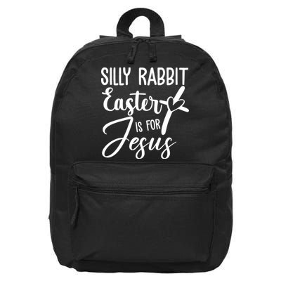 Silly Rabbit Easter Is For Jesus Cross 16 in Basic Backpack