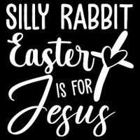 Silly Rabbit Easter Is For Jesus Cross 16 in Basic Backpack