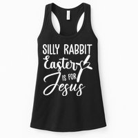 Silly Rabbit Easter Is For Jesus Cross Womens Tank Top