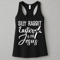 Silly Rabbit Easter Is For Jesus Cross Womens Tank Top