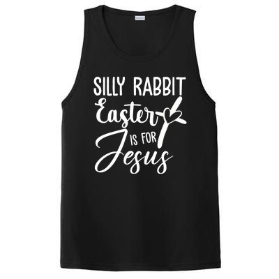 Silly Rabbit Easter Is For Jesus Cross PosiCharge Competitor Tank