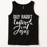 Silly Rabbit Easter Is For Jesus Cross Tank Top
