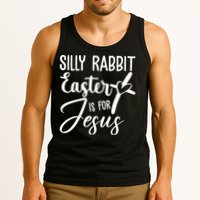 Silly Rabbit Easter Is For Jesus Cross Tank Top