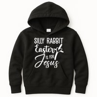 Silly Rabbit Easter Is For Jesus Cross Kids Hoodie