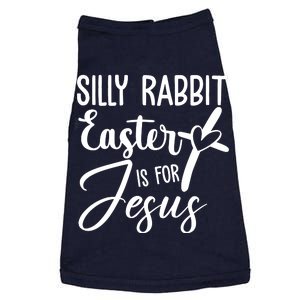 Silly Rabbit Easter Is For Jesus Cross Doggie Tank