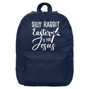 Silly Rabbit Easter Is For Jesus Cross 16 in Basic Backpack