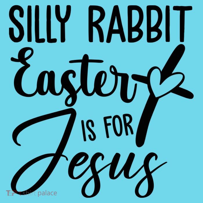 Silly Rabbit Easter Is For Jesus Cross Kids T-Shirt