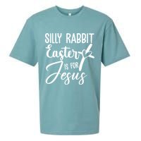 Silly Rabbit Easter Is For Jesus Cross Sueded Cloud Jersey T-Shirt
