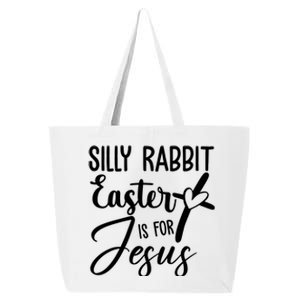 Silly Rabbit Easter Is For Jesus Cross 25L Jumbo Tote