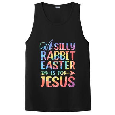 Silly Rabbit Easter Is For Jesus Religious Christian Faith PosiCharge Competitor Tank
