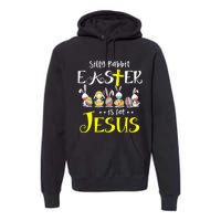 Silly Rabbit Easter Is for Jesus Bunny Face Mask Quarantined Premium Hoodie