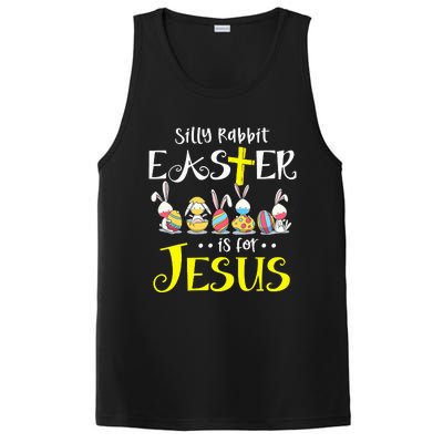 Silly Rabbit Easter Is for Jesus Bunny Face Mask Quarantined PosiCharge Competitor Tank