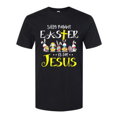 Silly Rabbit Easter Is for Jesus Bunny Face Mask Quarantined Softstyle CVC T-Shirt