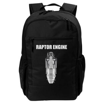 Starship Raptor Engine For Space Explorer & Rocket Scientist Daily Commute Backpack