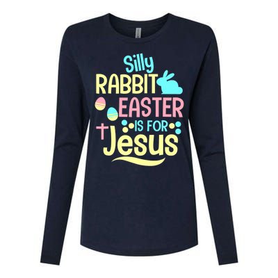 Silly Rabbit Easter Is For Jesus Christian Womens Cotton Relaxed Long Sleeve T-Shirt