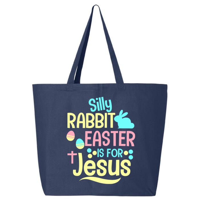 Silly Rabbit Easter Is For Jesus Christian 25L Jumbo Tote