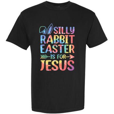 Silly Rabbit Easter Is For Jesus Religious Christian Faith Garment-Dyed Heavyweight T-Shirt