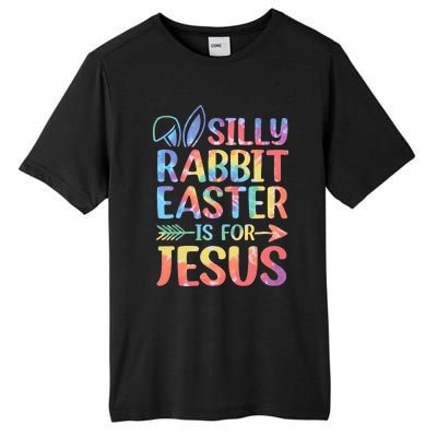 Silly Rabbit Easter Is For Jesus Religious Christian Faith Tall Fusion ChromaSoft Performance T-Shirt