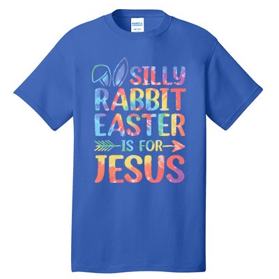 Silly Rabbit Easter Is For Jesus Religious Christian Faith Tall T-Shirt